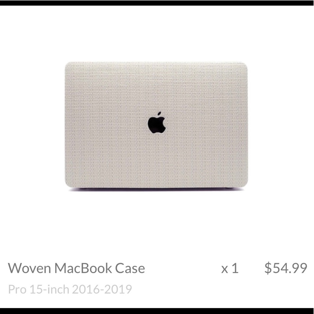 MacBook Pro 15-inch 2016-2019 Woven Laptop Case